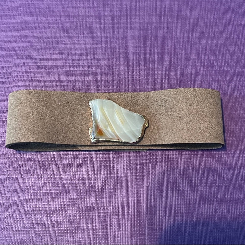 Choker Necklace with Stone Accent